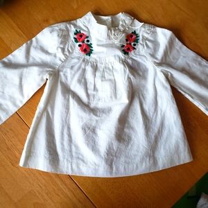 Janie & Jack 3t embroidered shirt or tunic